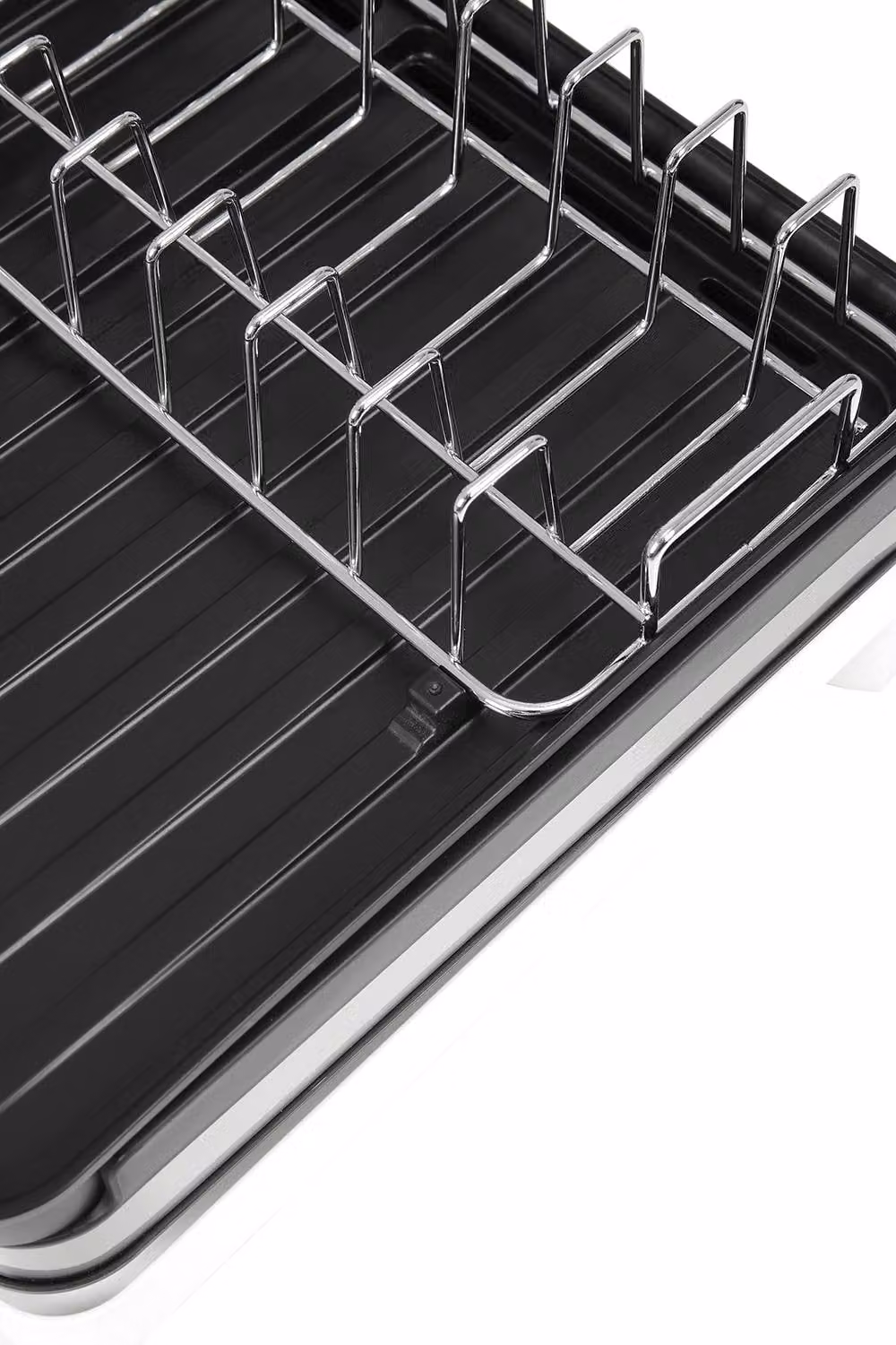Garden Sanctuary Expandable Kitchen Dish Drainer Rack Organizer in Black – 5