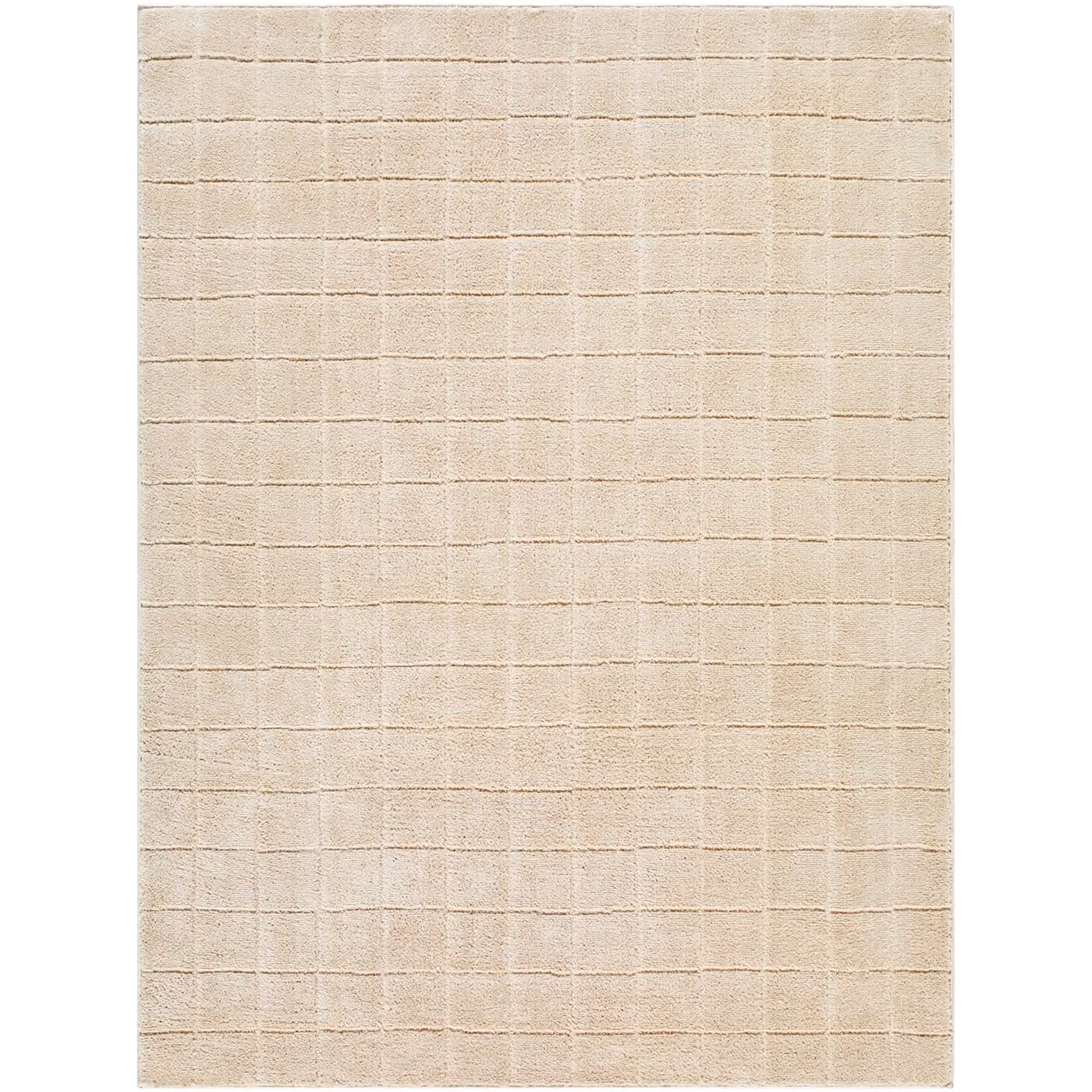 Livabliss PNW Home Cascade Ivory Brown Modern High Pile Living and Dining Rug, W: 200 cm, L: 275 cm – 2