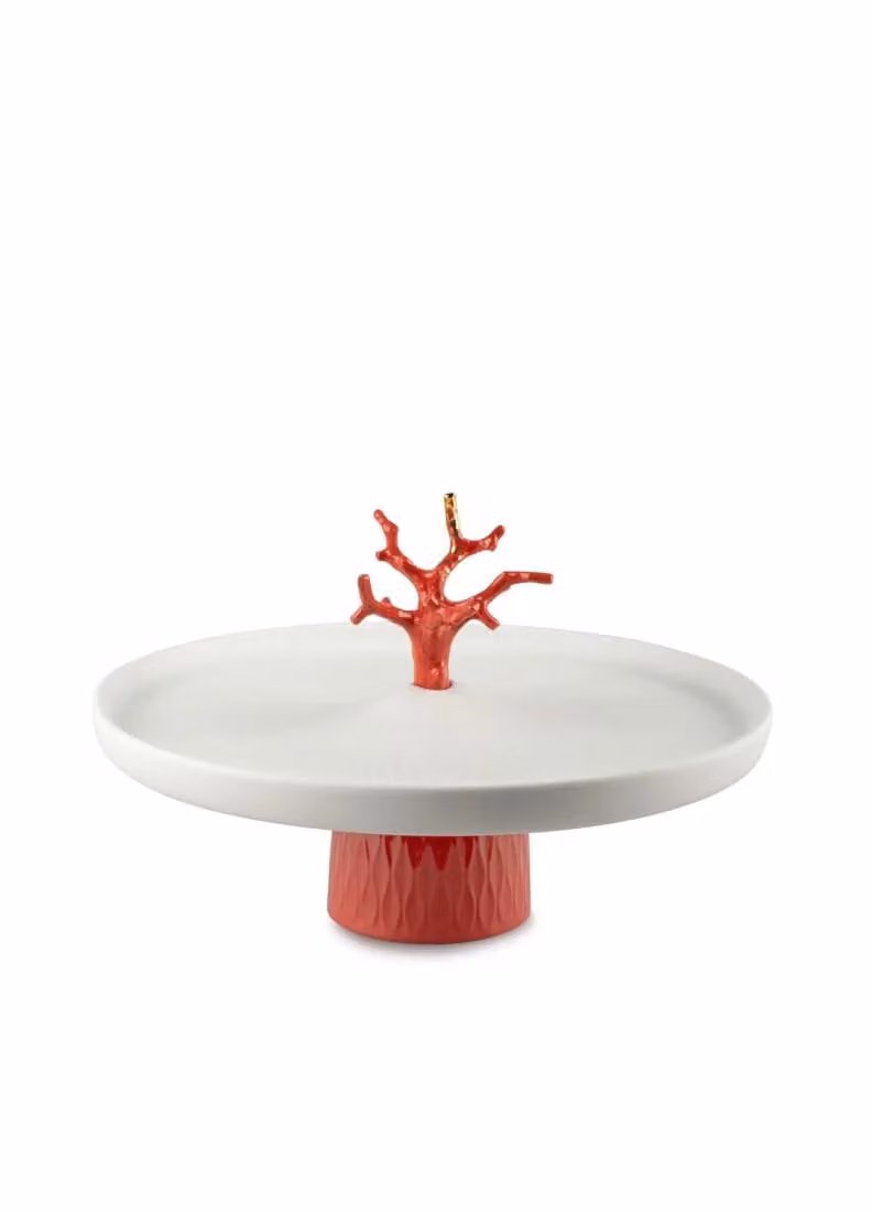 Lladró Coral Porcelain Tabletop Centerpiece in White