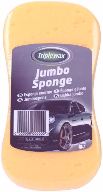 Triplewax Jumbo Sponge - Yellow