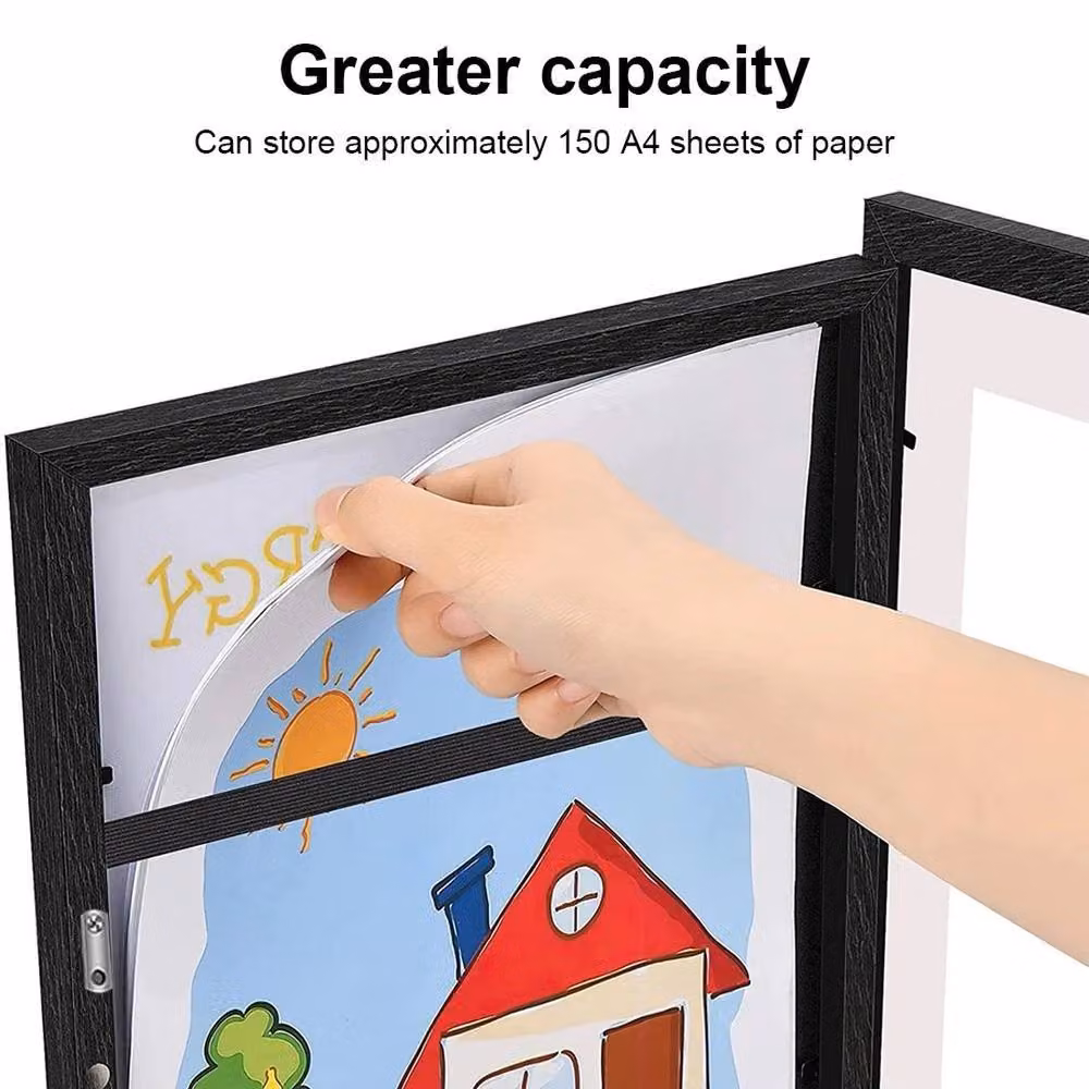 Ventryn Black A4 Rectangular Art and Photo Display Frame – 4