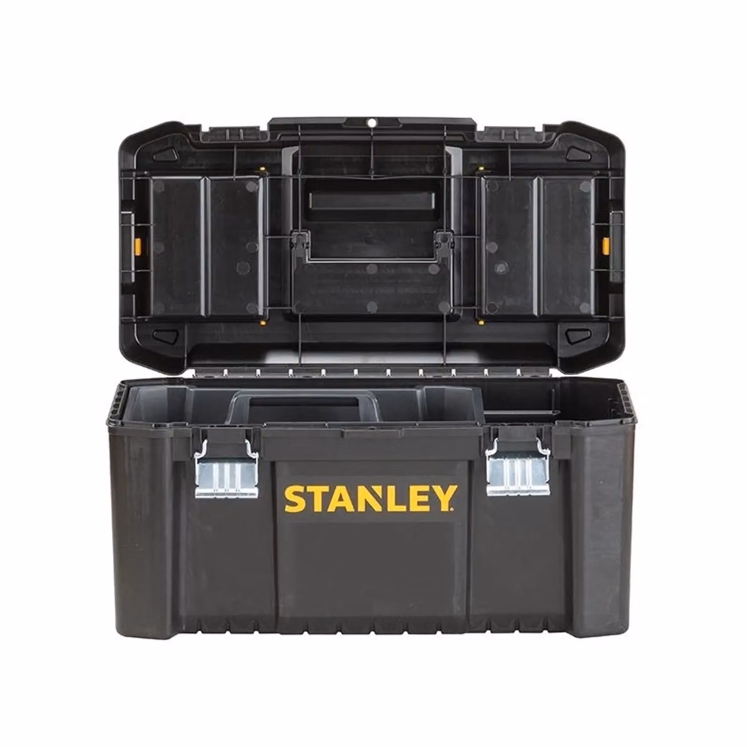 Stanley Basic Toolbox with Organiser Top and Inserts, Black and Multicolour – 2