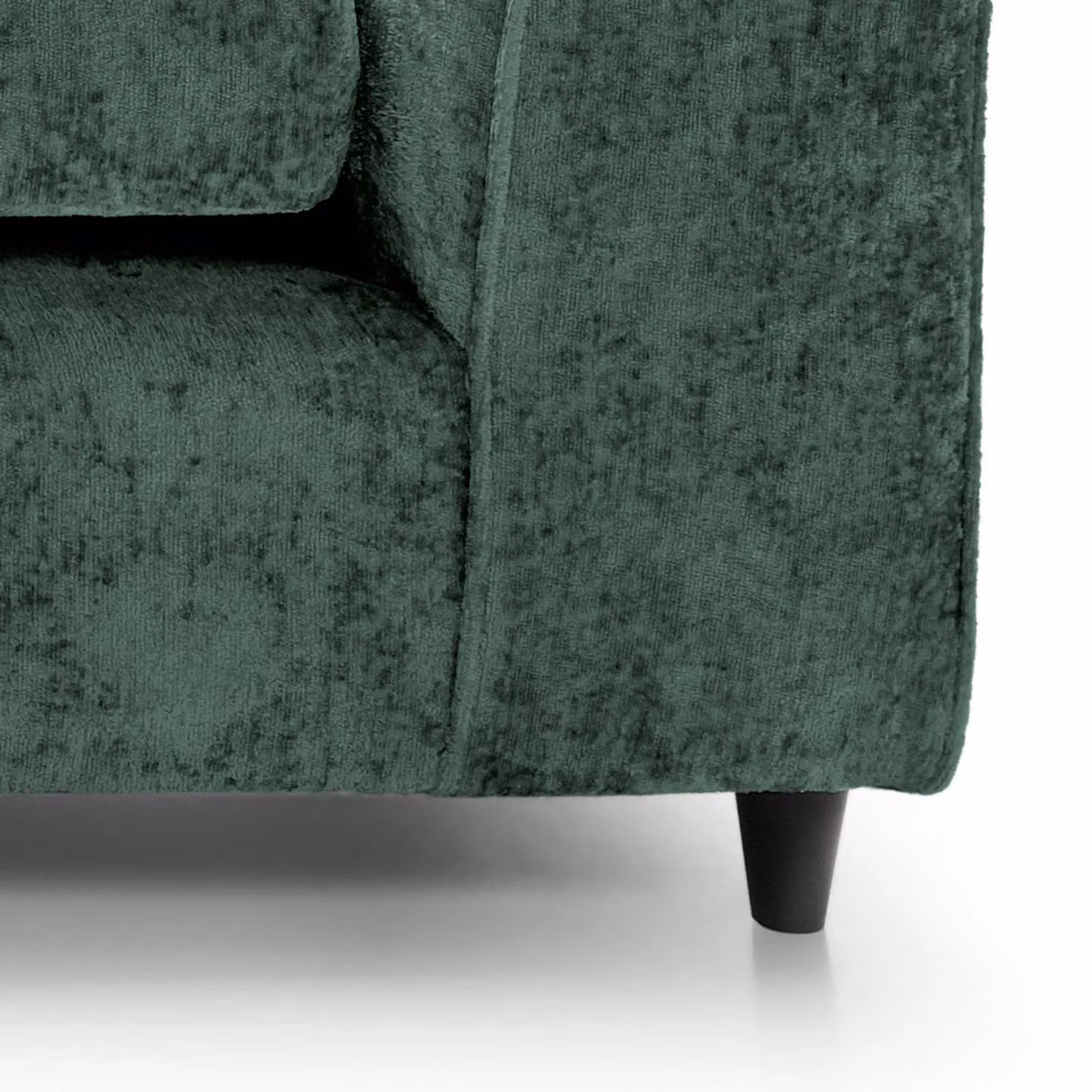 Abakus Direct Harriet Armchair in Rifle Green Crushed Chenille – 3
