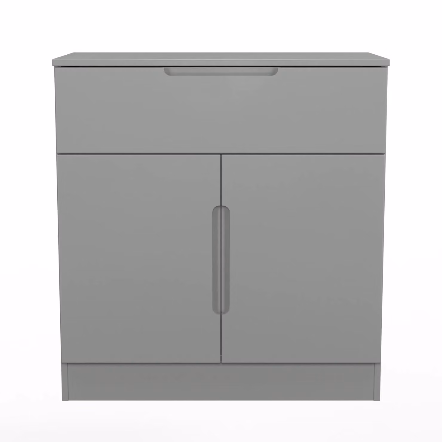 Ready Assembled 2 U Lucca Modern Sideboard with 1 Drawer and 2 Doors in Dark Grey Matt – 2