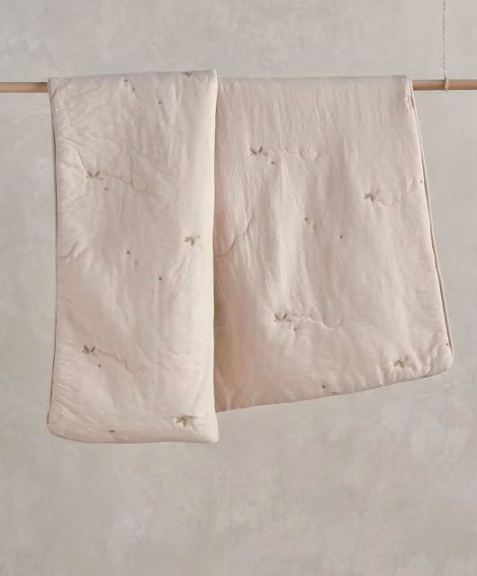 Mamas & Papas Welcome to the World Duckling Baby Quilt, 4.0 Tog, Beige