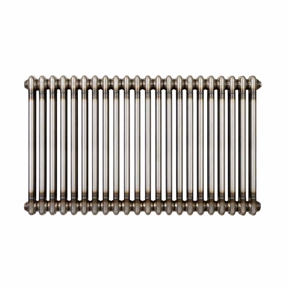 Monstershop Traditional 2 Column Steel Radiator in Silver, W: 60.0 cm, H: 101.0 cm – 2
