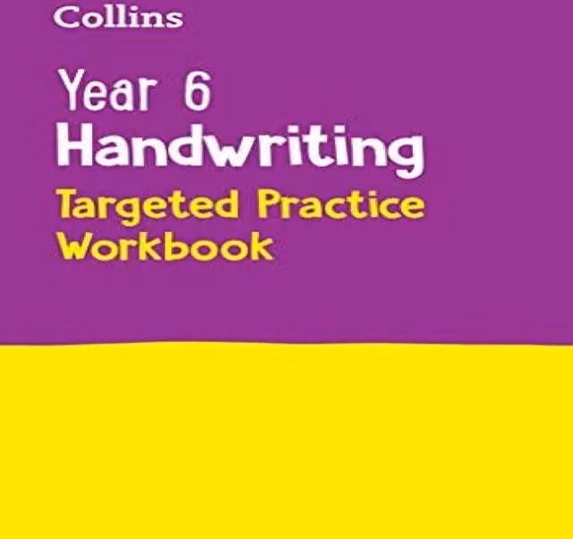 Collins KS2 Year 6 Handwriting Targeted Practice Workbook, Purple Paperback