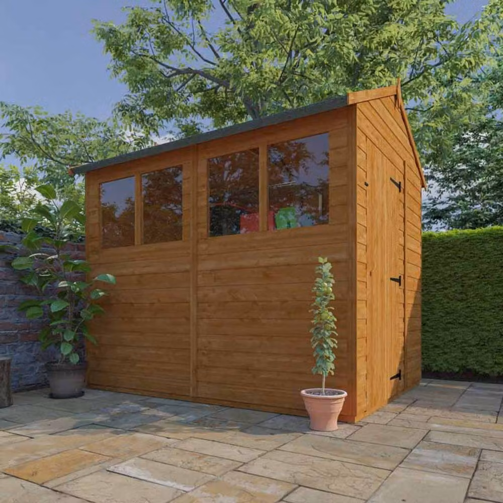 Buttercup Farm Flex Apex Summerhouse Garden Sunroom in Burnt Orange – 2