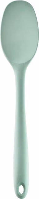 Orsina Sage Green Silicone Cooking Spoon, Heat Resistant and Non-Scratch Oval Serving Utensil