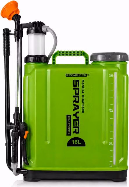ProKleen Manual Heavy Duty Backpack Pressure Sprayer in Green