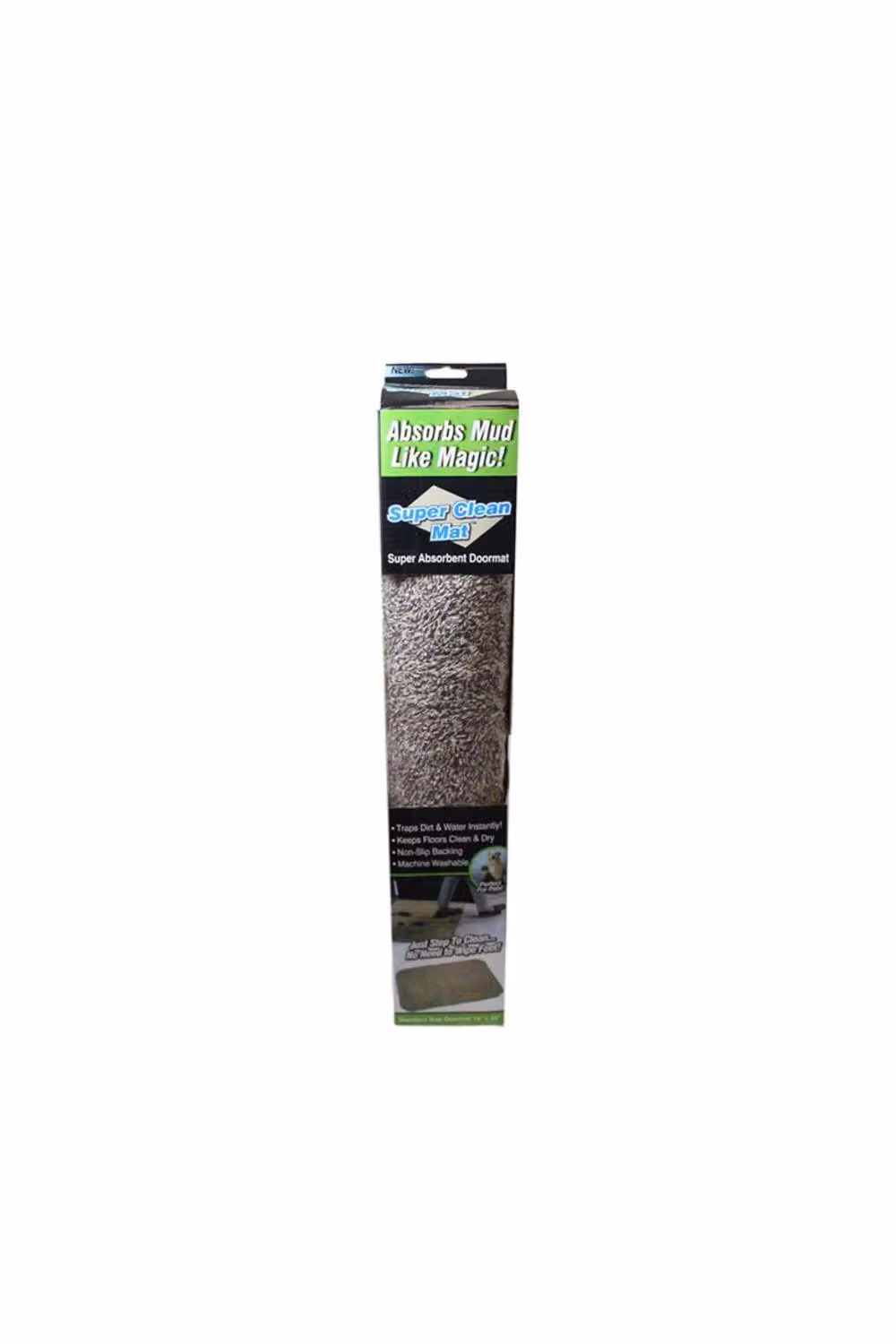 KDMD Super Absorbent Microfibre Magic Door Mat, Non-Slip and Washable, Grey, Small – 2