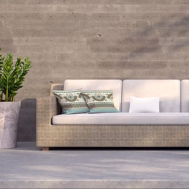 Andrew Lee Green Graphic Square Outdoor Cushion, W: 60 cm, H: 60 cm