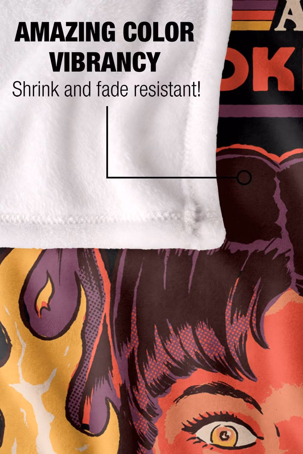 Steven Rhodes Advanced Pyrokinesis Multicolour Super Soft Fleece Throw Blanket W/D/H: 91 x 147 cm – 4