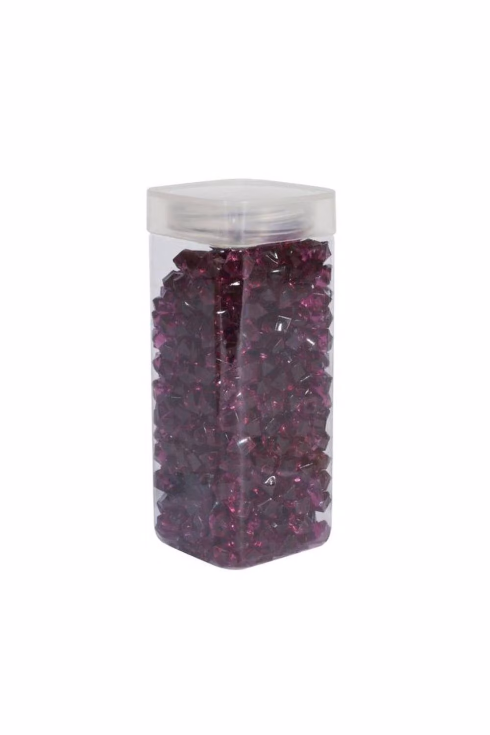 KDMD Dark Purple Acrylic Stones in Square Jars, 320g, 2 Pack – 2