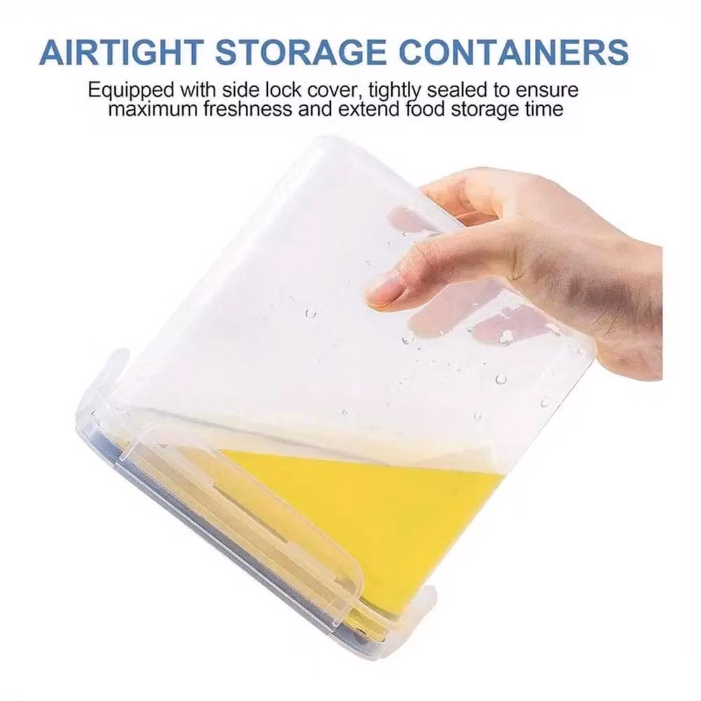 KORVIXA 12-Piece Airtight and Leakproof Food Storage Container Set in Transparent Plastic – 3