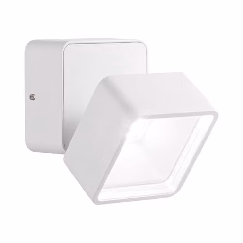 Netlighting Omega Square Single Spotlight in White, IP54, 4000K