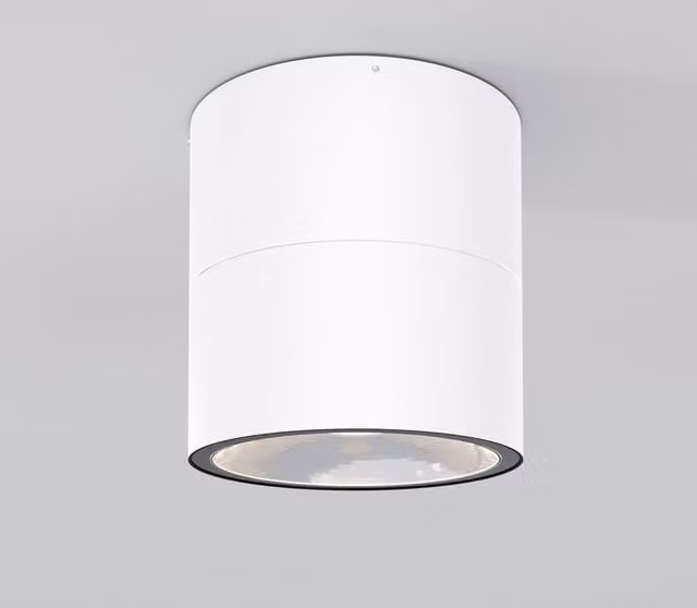 Netlighting Spin Outdoor Surface Mounted LED Downlight, White, 3000K, 1050lm, IP54