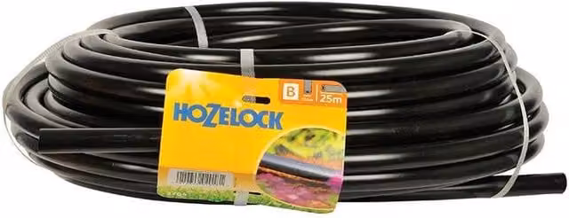 Hozelock 25m Black PVC Supply Hose 13mm