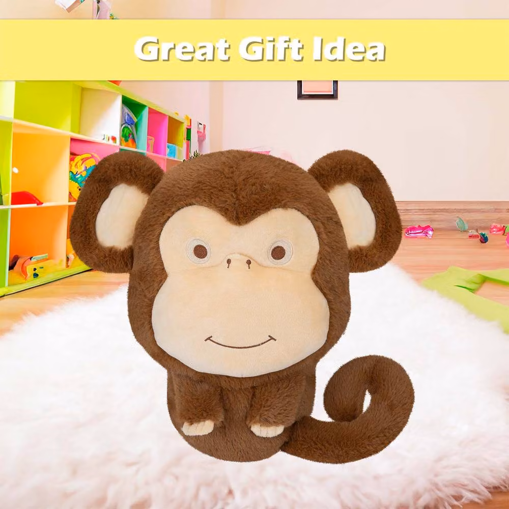 VFM e-Store Brown Plush Monkey Wall Decoration – 3