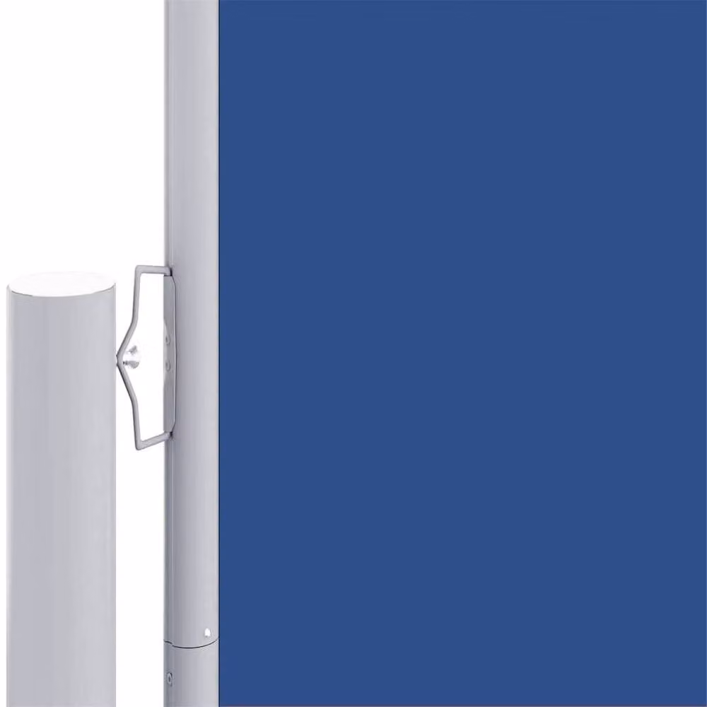 Berkfield Home Blue Retractable Polyester Roller Side Awning W/H: 1200 x 160 cm – 3