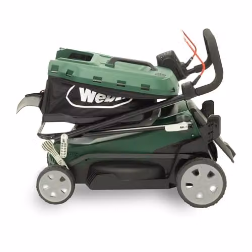 Webb Supreme WEER37RR Electric Rotary Lawnmower with Rear Roller, 1600W Motor, 37cm Cutting Width and 40L Collection Bag – 2