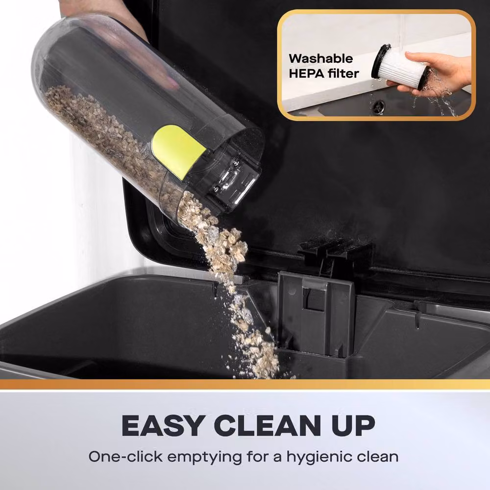 Daewoo Tornado Uplift Lite Cordless Bagless Vacuum Cleaner with LED Headlight, Grey – 5