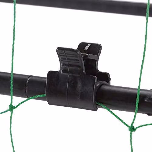 Garden Gear Black Metal Pea and Bean Tunnel with Four Arches and Mesh Netting, W 1.8 m x H 1.8 m – 3