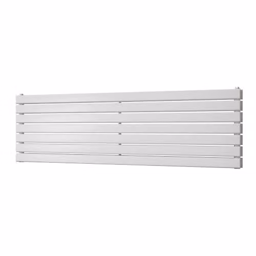 UK Radiators Typhoon Axis White Flat Tube Horizontal Designer Radiator, H 47.6 cm x W 160 cm – 1