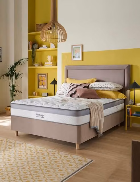 Silentnight MemoryCool 1000 Pocket Sprung Hybrid Mattress, White, W: 120 cm, D: 200 cm