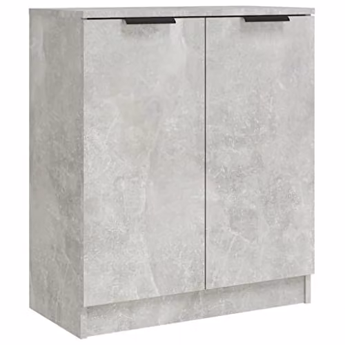 vidaXL Modern Multifunctional Sideboard in Grey, W/D/H: 60 x 30 x 70 cm