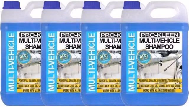ProKleen High Concentrate Multi-Vehicle Pressure Washer Car Shampoo, 4 x 5L