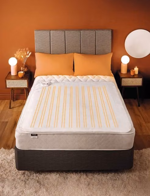 Silentnight Winter Warmer Electric Blanket in White with Rapid Heat Up and Fleece Finish