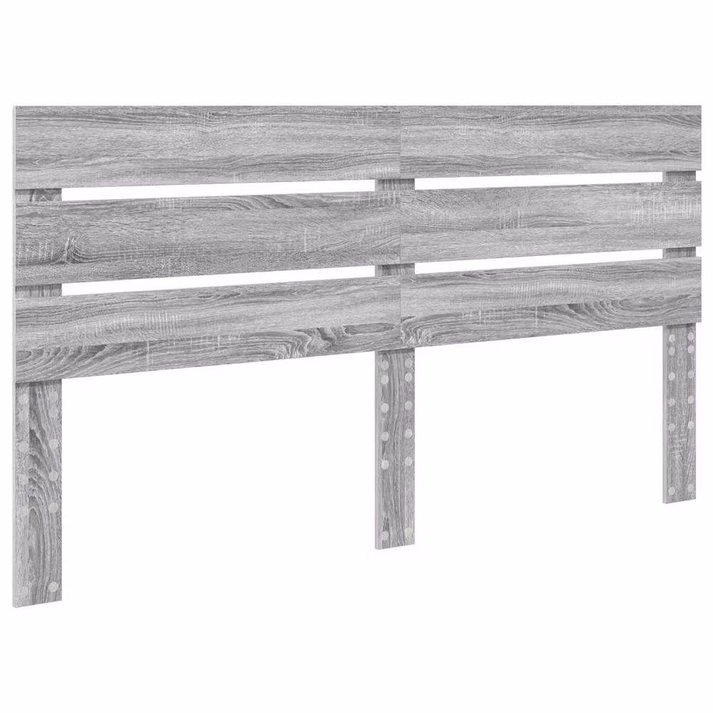 Berkfield Home Sonoma Bed Frame in Grey, Solid Pine and Engineered Wood, W: 160 cm, D: 200 cm – 2