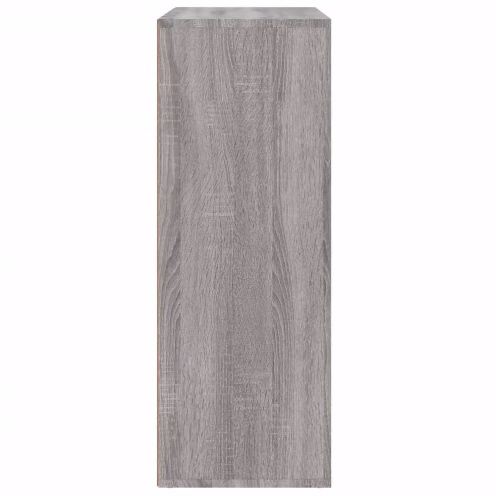 Berkfield Home Set of 2 Modern Grey Sonoma Sideboards in Engineered Wood, W/D/H: 60 x 31 x 84 cm – 2