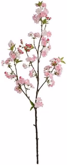 KDMD Botanica Pink Cherry Blossom Artificial Floral Arrangement, Height: 113 cm