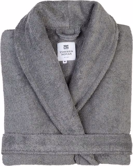 Torres Novas Grey Bathrobe