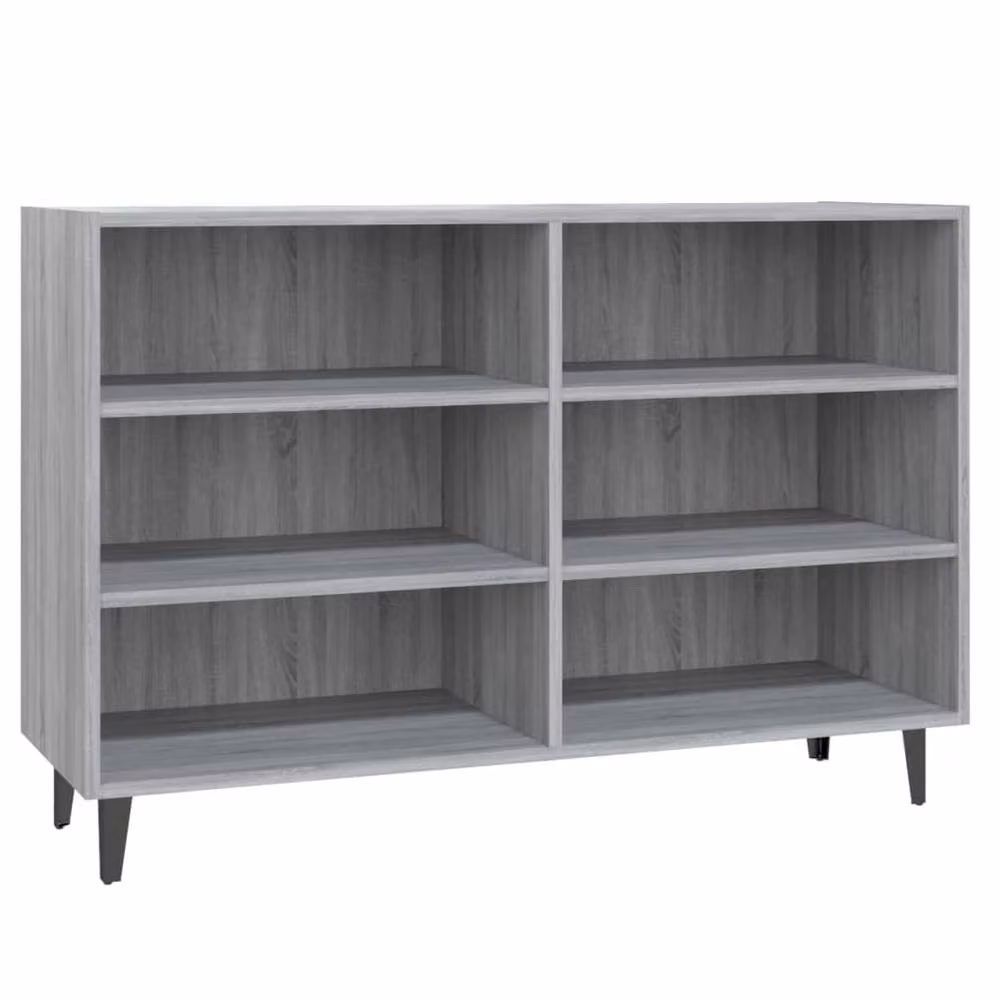 Berkfield Home Grey Sonoma Modern Sideboard, W/D/H: 103.5 x 35 x 70 cm – 3