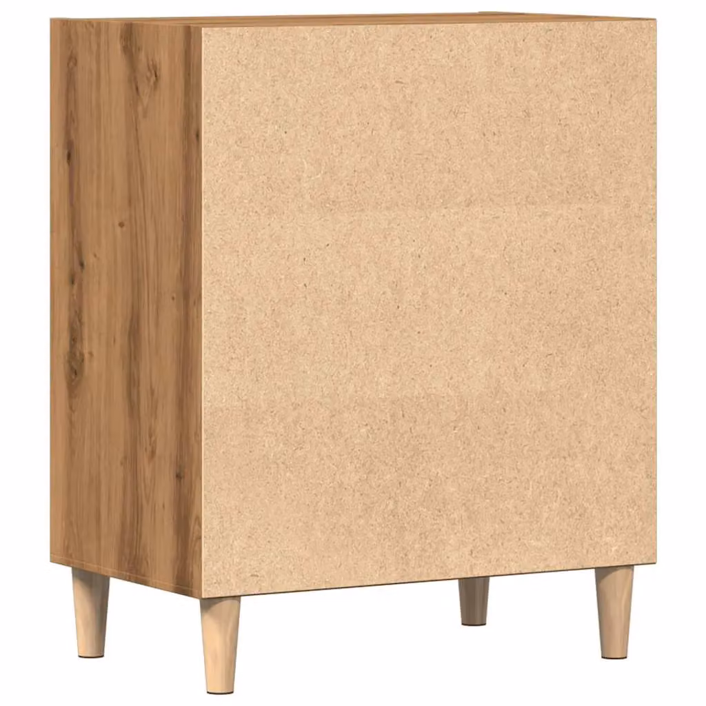 Berkfield Home Artisan Oak Sideboard in Brown, W/D/H: 57 x 35 x 75 cm – 5