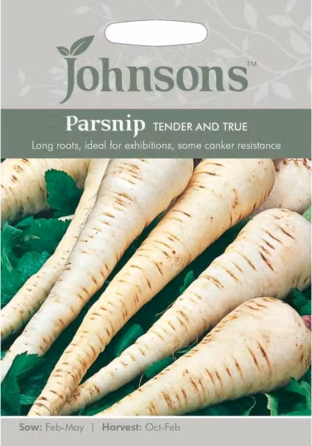 Johnsons Tender And True Parsnip Vegetable Seeds