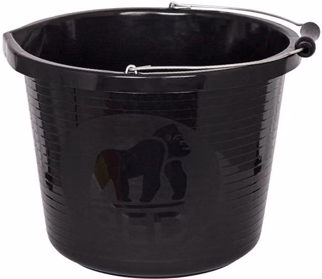Red Gorilla Premium Bucket in Black, Yellow, Red or Blue