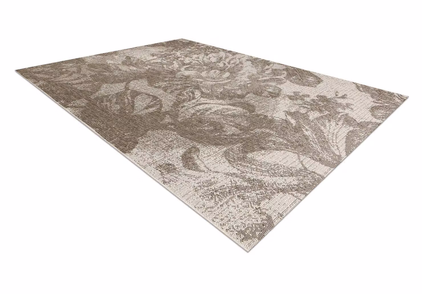 RugsX Floorlux Floral Rug in Beige, W: 80 cm, L: 150 cm – 2