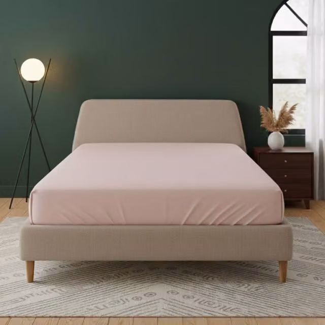 Snug City Pink Flannelette Fitted Sheet, Extra Deep 40cm, Single, 90 x 200 cm – 1
