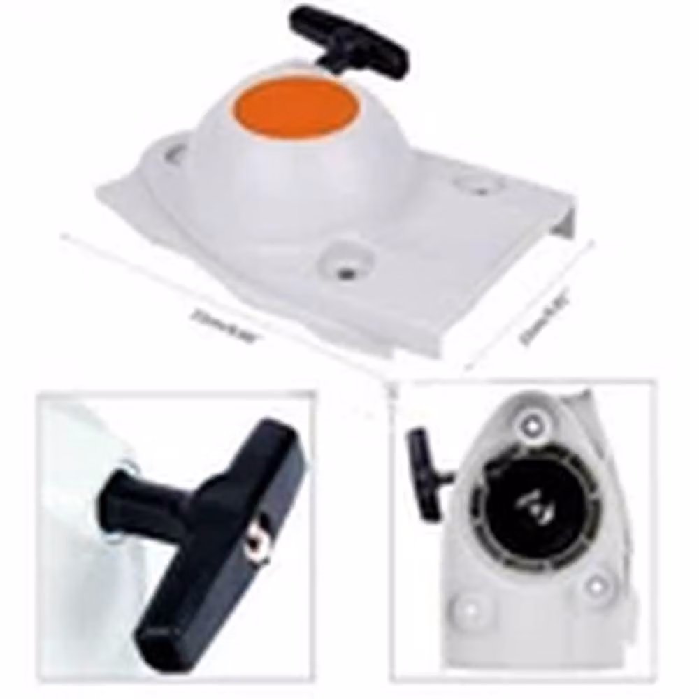 EONLION White Plastic Pull Cord Recoil Starter Compatible with Stihl TS410 and TS420 – 2