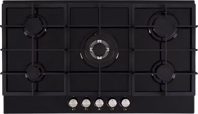 Cata UBGOG901BK 5 Zone Gas Hob, Black – 4