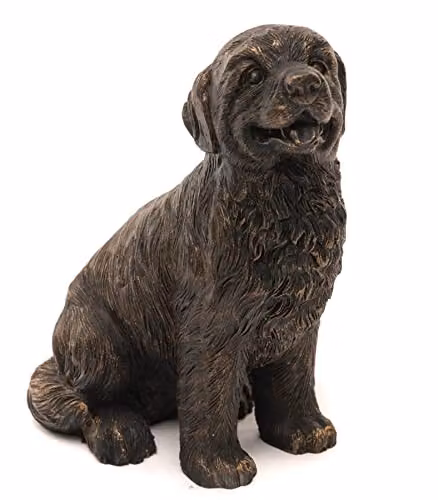 Jardinopia Newfoundland Dog Themed Plant Pot Feet in Bronze, Set of 3 – 4