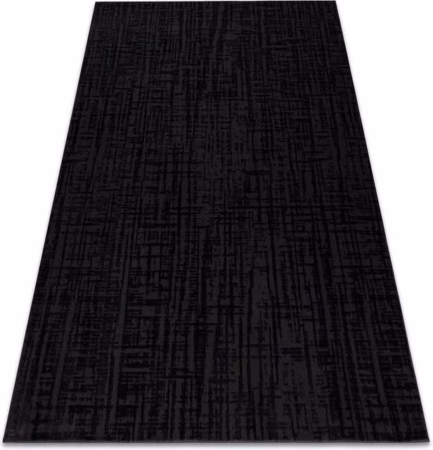 RugsX Aura Geometric Minimalist Rug in Black, W: 160 cm, D: 220 cm – 1