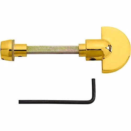 Loops Slim Thumbturn Lock and Release Handle with 67mm Spindle in Polished Brass