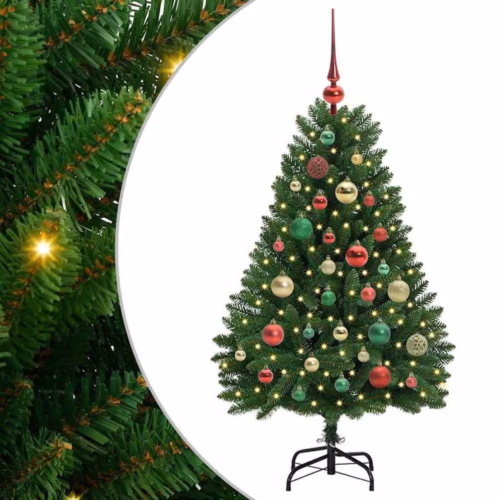 Berkfield Home Artificial Green Christmas Tree with Stand, Height: 120 cm – 2