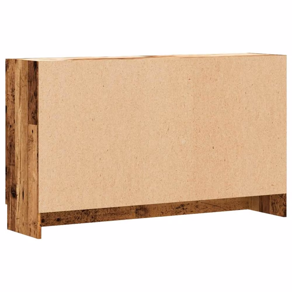 Berkfield Home Rustic Old Wood Sideboard in Brown, W/D/H: 120 x 30.5 x 70 cm – 4