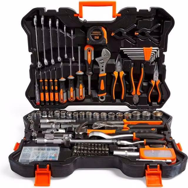 VonHaus 256 Piece Socket and Tool Set in Black – 1